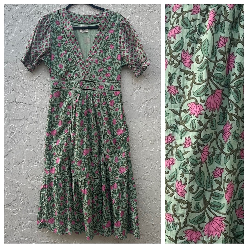 Anthropologie Floral Maxi Dress
